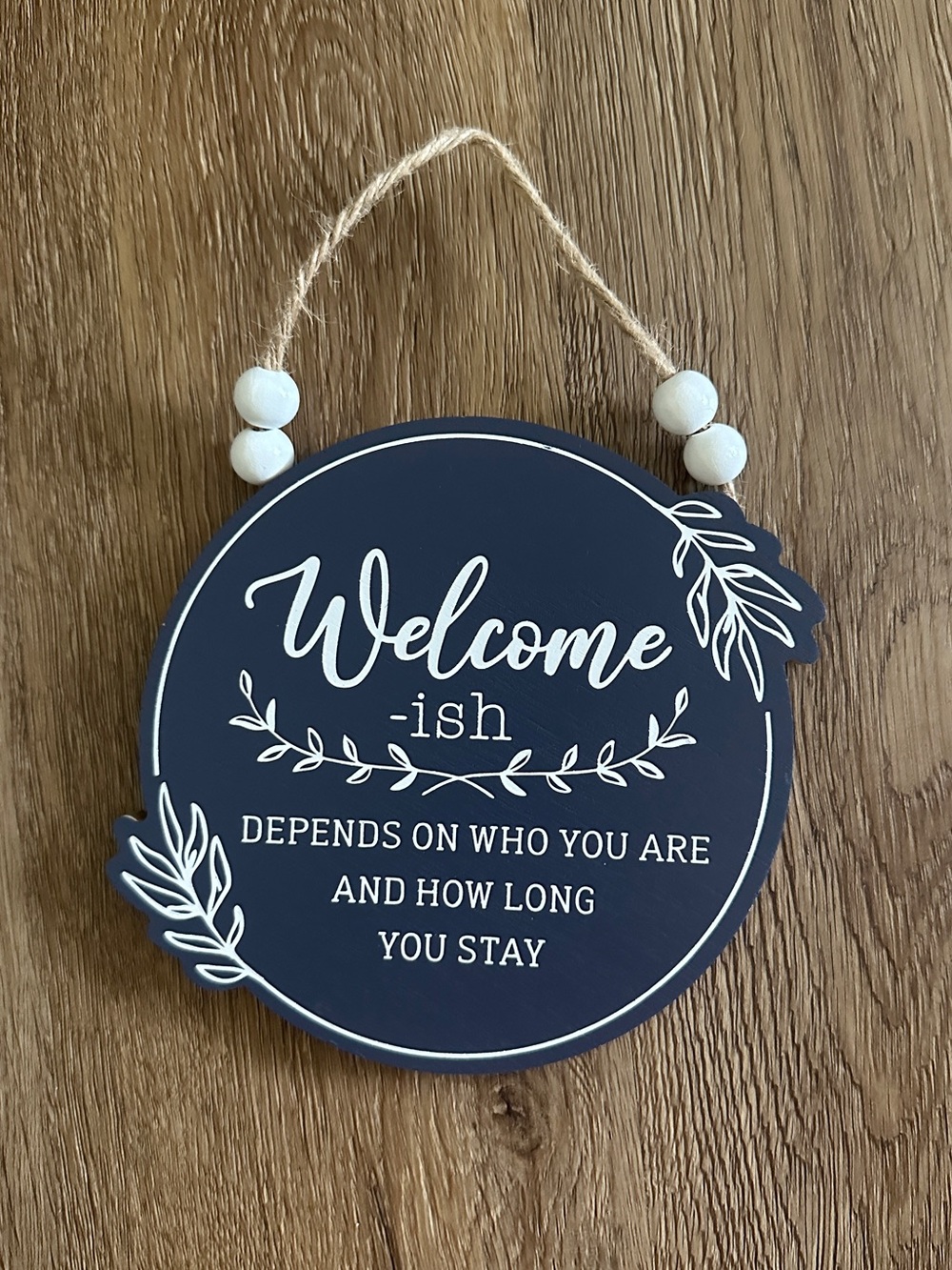 Welcome sign
